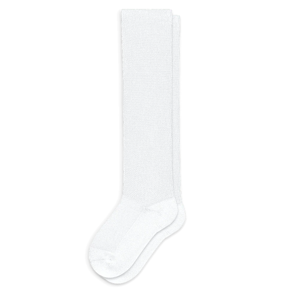 White EasyStretch™ Socks